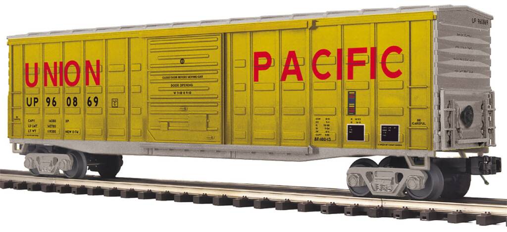 yellow model boxcar