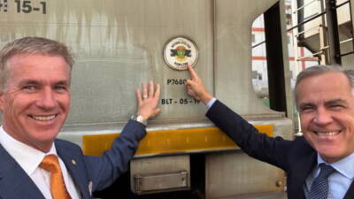 Creel and Carney celebrate Canada grain exports to Mexico