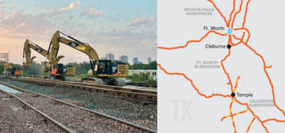 BNSF finishes double-track and siding projects in Texas and Arizona