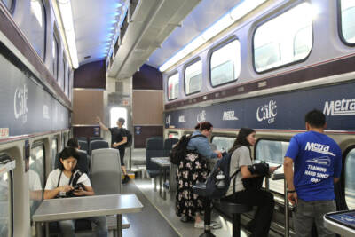 Chicago’s Metra rolls out homemade café car