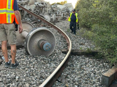 UP train derails near Houston
