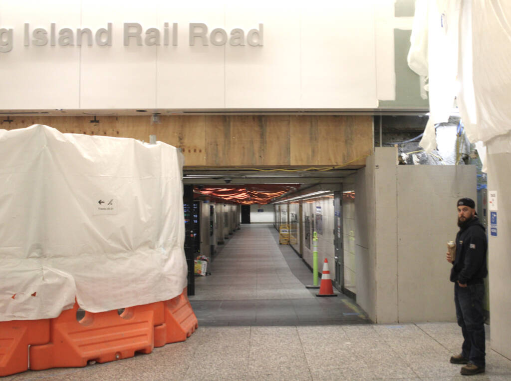 Hallways in train station