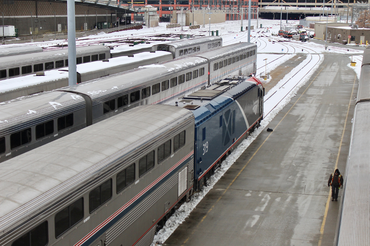Passenger equipment in yard