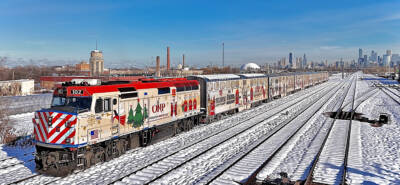 Operation North Pole train returns to Metra