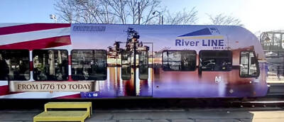 NJ Transit unveils renovated River Line trainset