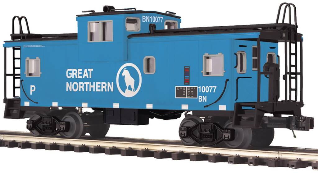 blue model caboose