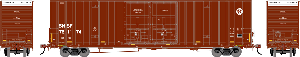 A maroon model boxcar