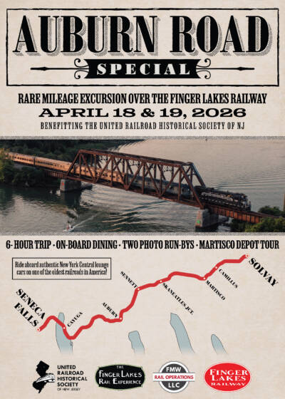 Poster advertising rail excursions. 