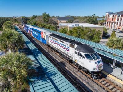 News photo: SunRail wraps train to mark USA’s 250th birthday