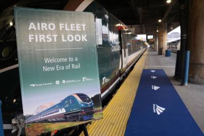 Amtrak offers first look at Airo equipment