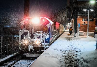 Rail transit digging out after storm (updated)