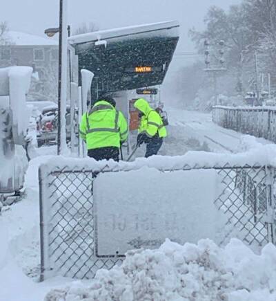 Massive storm halts most Northeast rail traffic (updated)