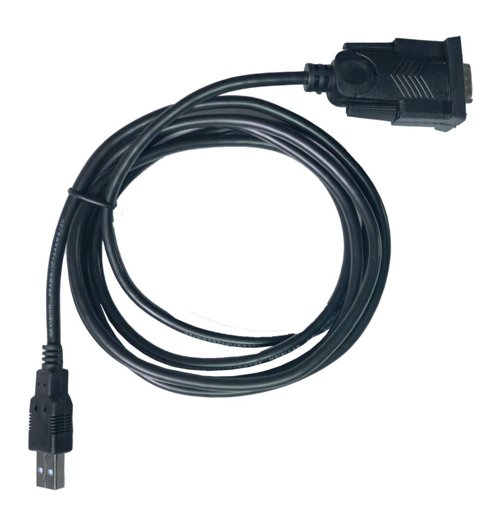 black cable