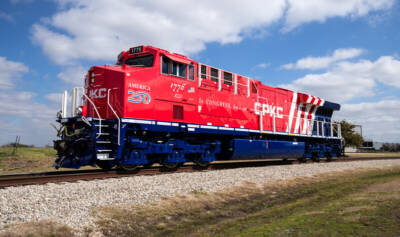 CPKC becomes first Class I to unveil America 250 locomotive