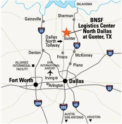 BNSF breaks ground on new logistics center in Texas