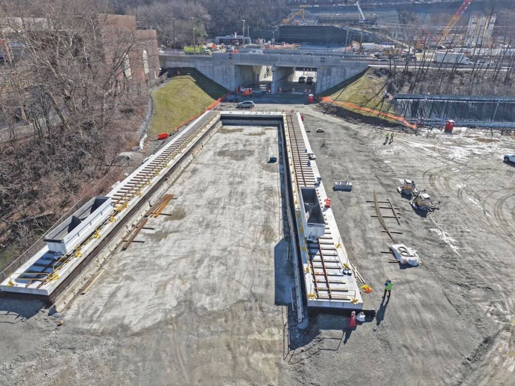 View of construction site