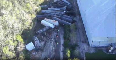 Ethanol tank cars involved in UP derailment in Houston suburb