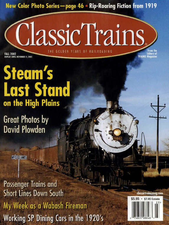 Classic Trains, Fall 2002