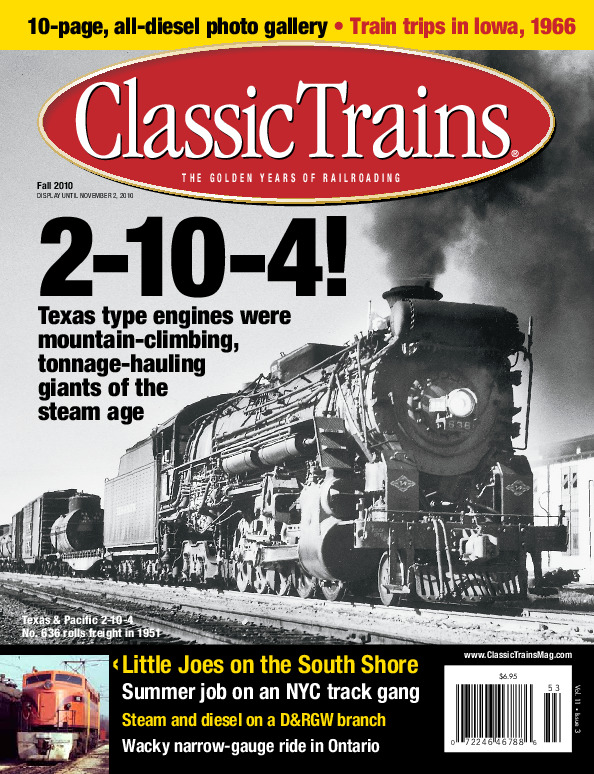 Classic Trains, Fall 2010