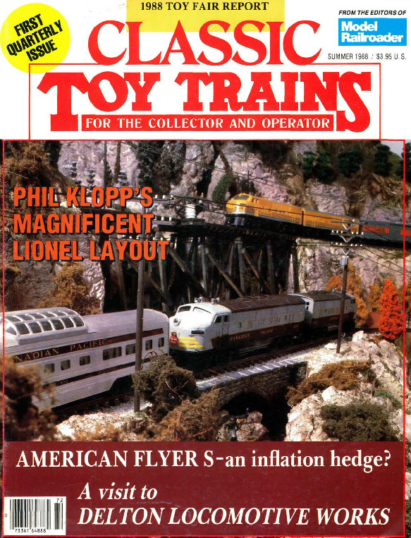 Classic Toy Trains, Summer 1988