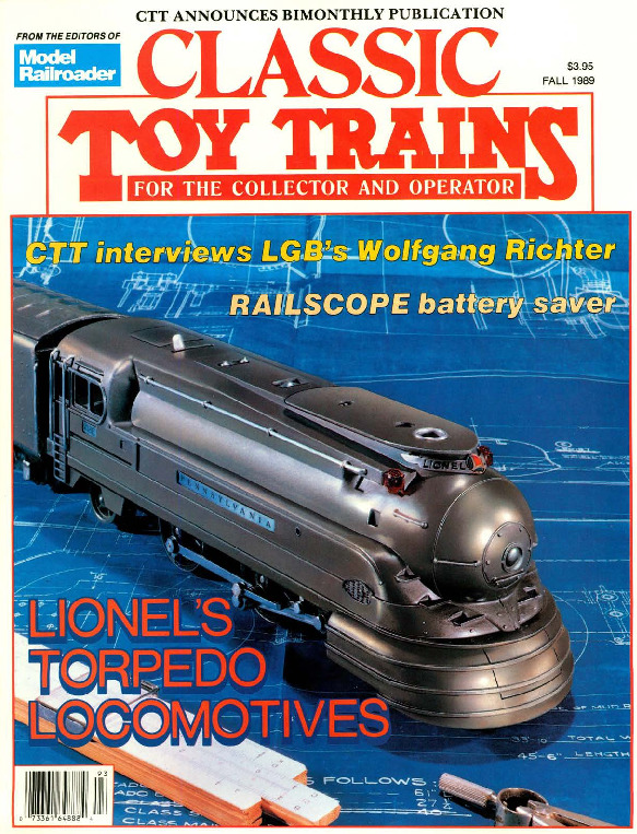 Classic Toy Trains, Fall 1989