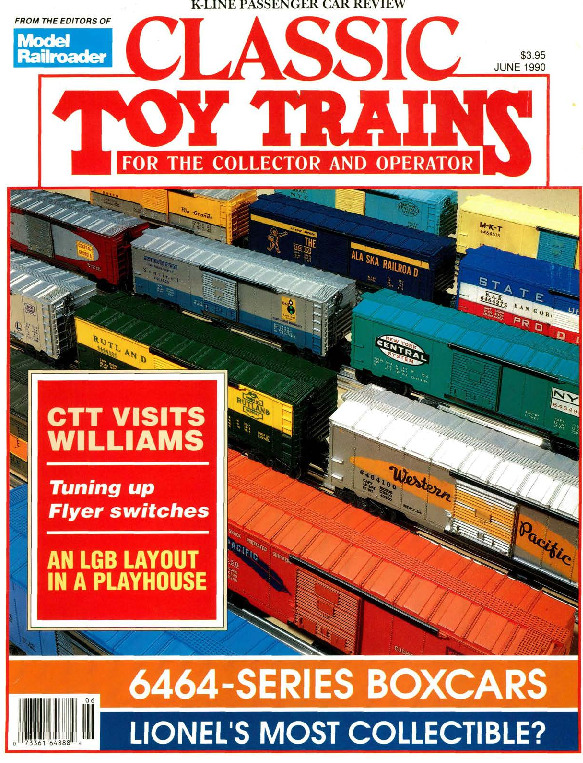 Classic Toy Trains, June 1990