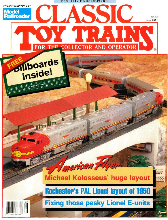 Classic Toy Trains, June 1991