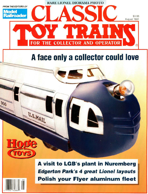 Classic Toy Trains, August 1991