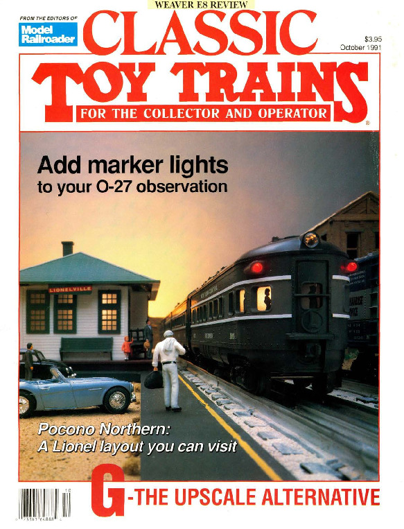Classic Toy Trains, October 1991