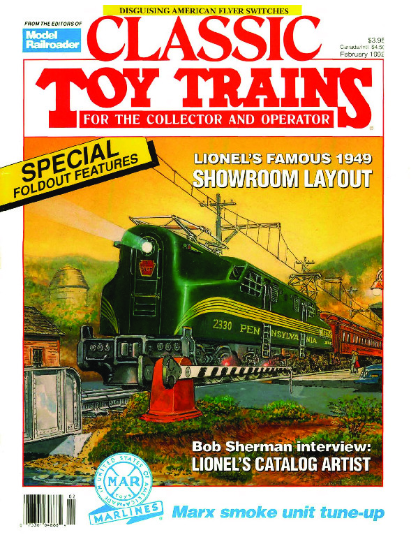 Classic Toy Trains, February 1992