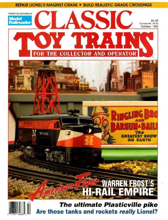 Classic Toy Trains, October 1992