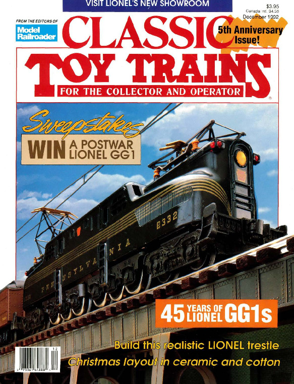 Classic Toy Trains, December 1992