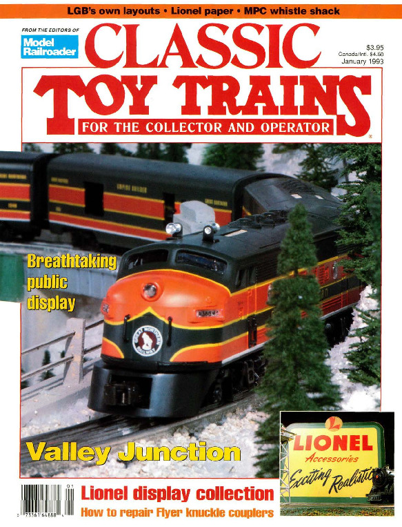 Classic Toy Trains, January 1993