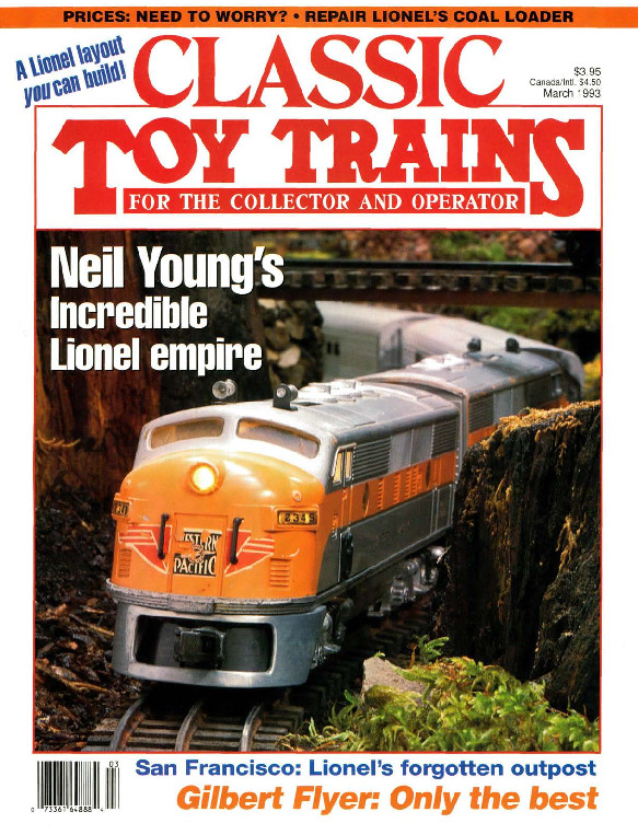 Classic Toy Trains, March 1993