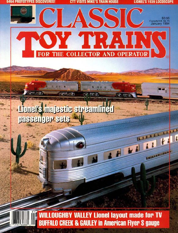 Classic Toy Trains, January 1994