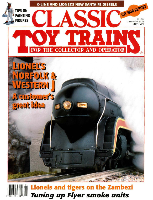 Classic Toy Trains, May 1994