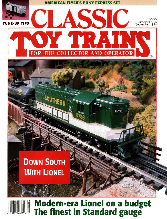 Classic Toy Trains, September 1994