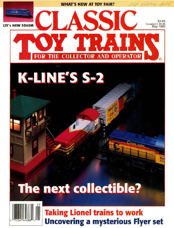 Classic Toy Trains, May 1995