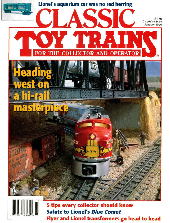 Classic Toy Trains, January 1996
