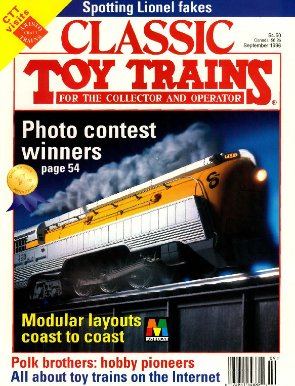 Classic Toy Trains, September 1996