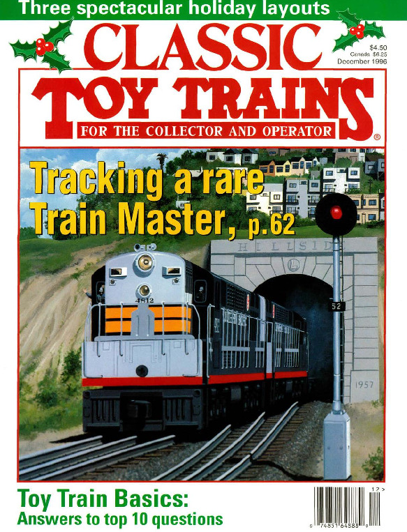 Classic Toy Trains, December 1996