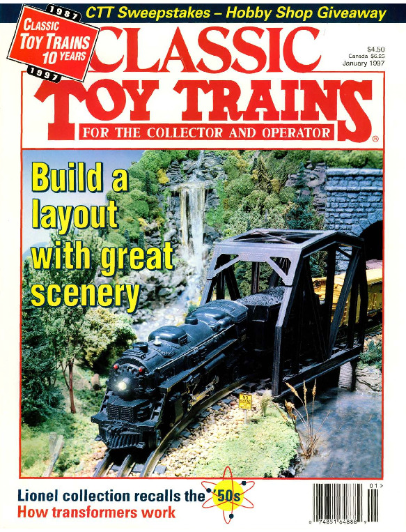 Classic Toy Trains, January 1997