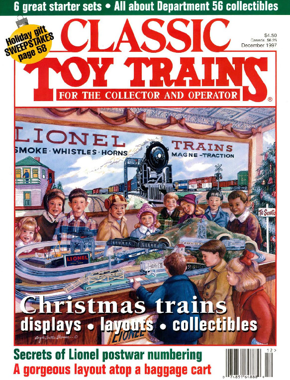 Classic Toy Trains, December 1997