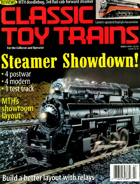 Classic Toy Trains, March 1999