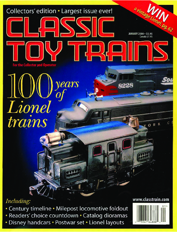 Classic Toy Trains, January 2000