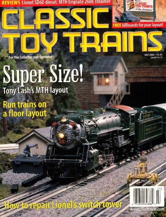 Classic Toy Trains, July 2000