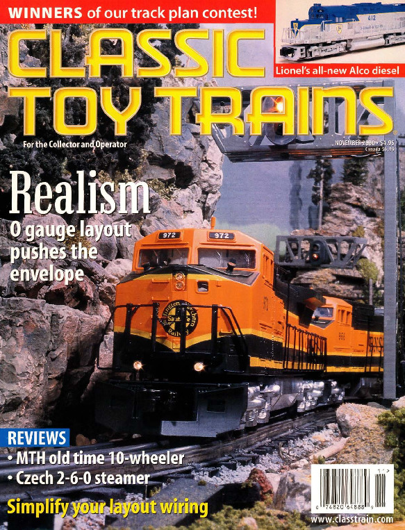 Classic Toy Trains, November 2000