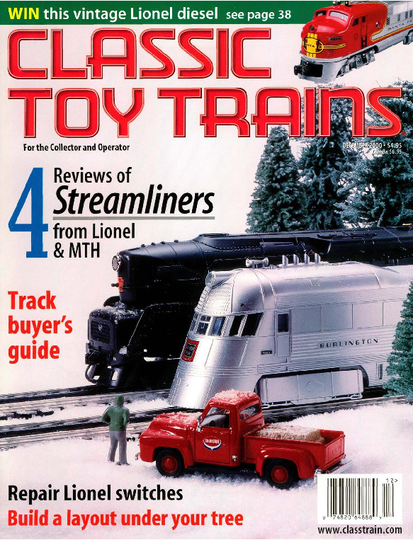 Classic Toy Trains, December 2000