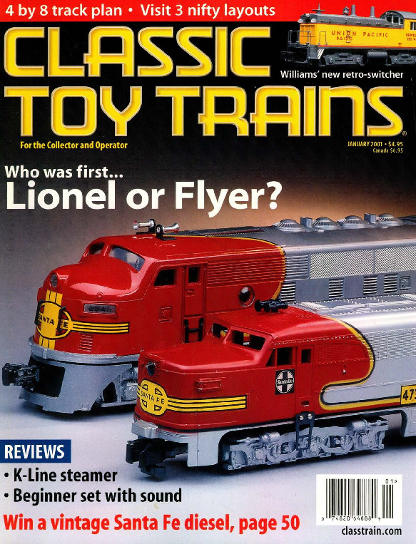 Classic Toy Trains, January 2001
