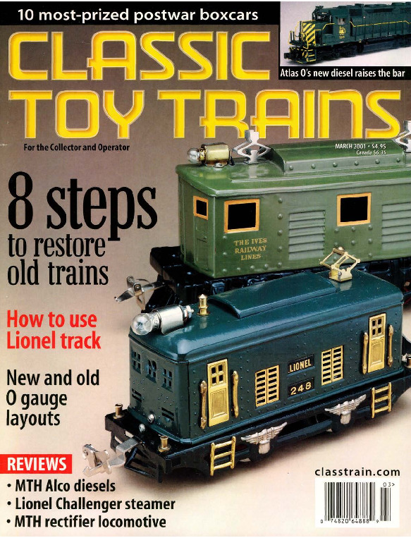 Classic Toy Trains, March 2001